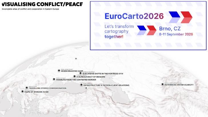 Atlas screenshot with EuroCarto conference logo